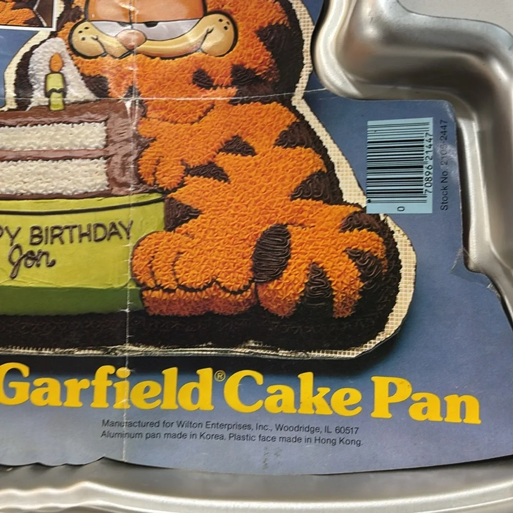 Wilton Garfield Aluminum Cake Pan 1978 1981 #2105-2447‎ VTG